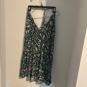 Maurices Green and White Floral Dress